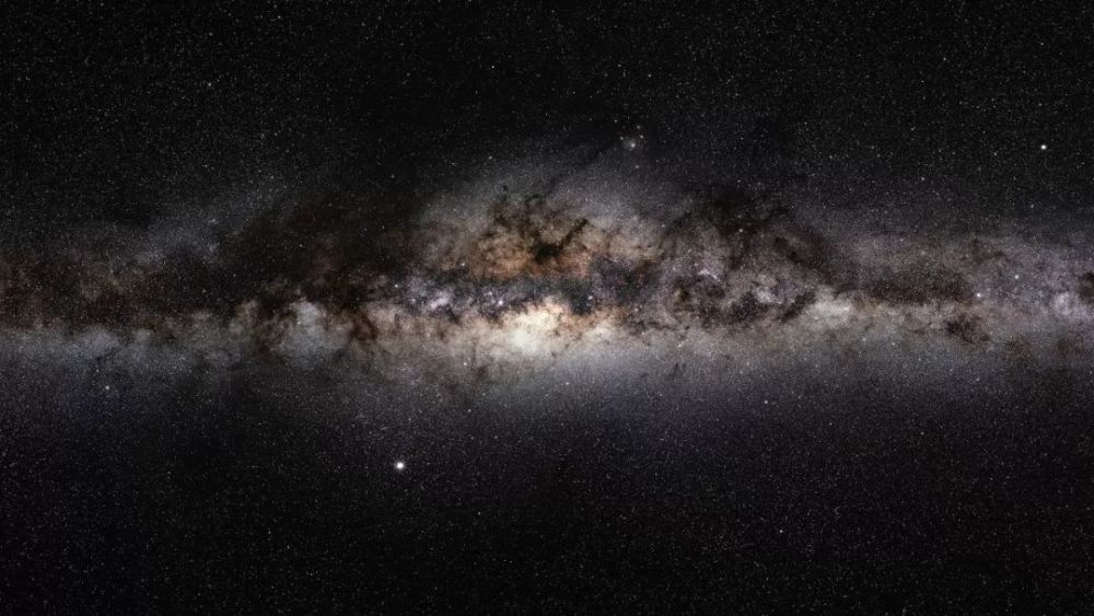 银河系全景图.科学家认为银河系的每颗恒星至少有一颗行星环绕