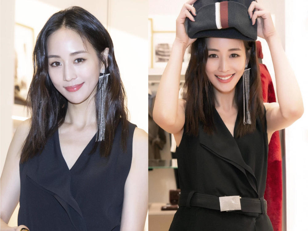 张钧甯气质优雅,笑容甜美