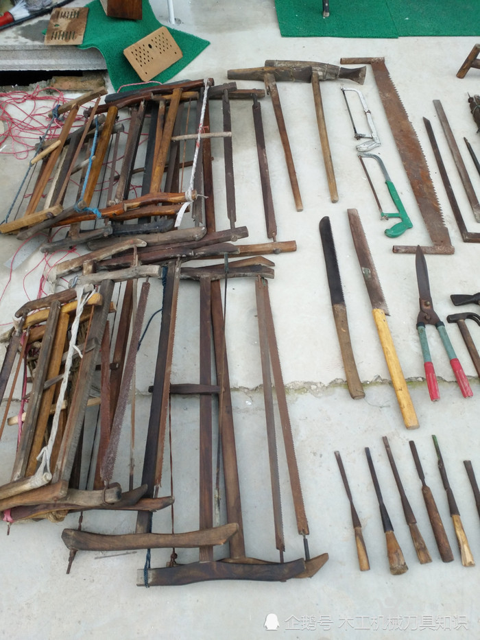 老木工工具108件,已经很难见到这么齐全的传统木工工具了