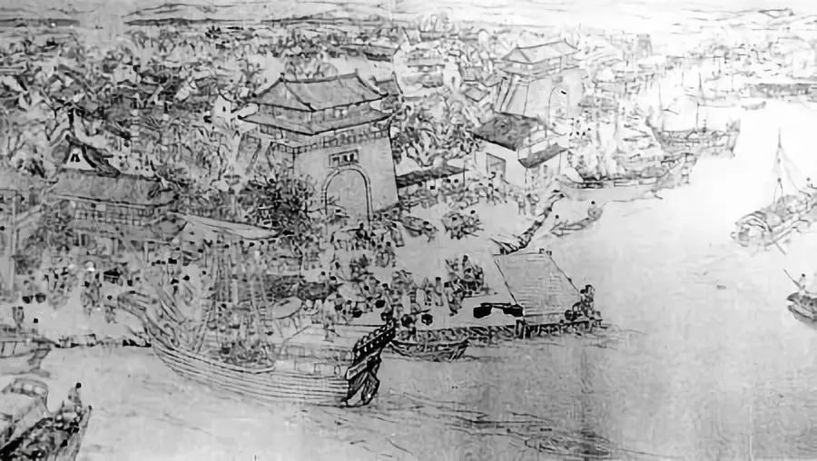 唐代,宁波成为 "海上丝绸之路"的起点之一,与扬州,广州并称为 中国