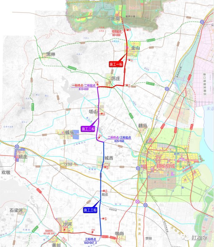 267省道赣榆段路面改造工程全长约43.