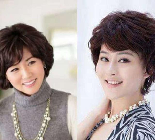 50岁的中年女性 这几种短发发型显得很时尚 看点快报