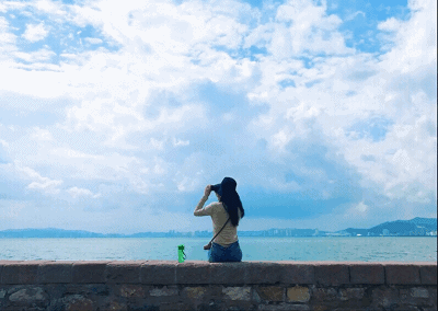 惊艳!当威海的天空变成动图