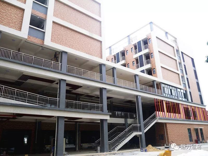 道滘济川中学宿舍楼扩建即将完工 新增168间宿舍