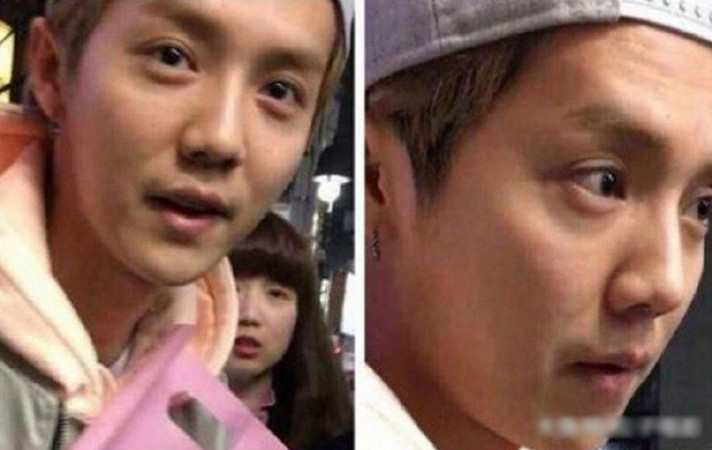 男星卸妆后,黄子韬自带眼妆,鹿晗没了眉毛,而他秒变宋小宝!