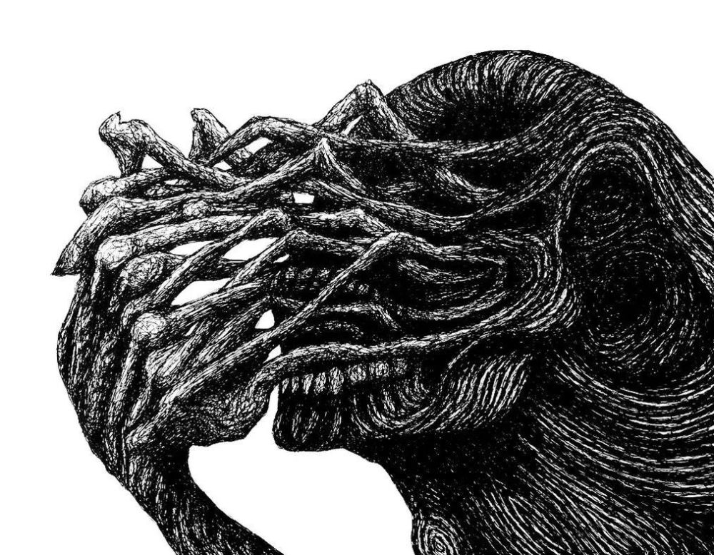 油画 黑暗恐怖系列
