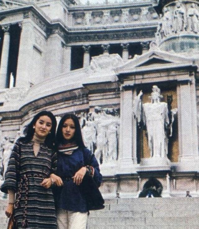 林青霞胡因梦41年前同游意大利,穿着时尚获路人点赞