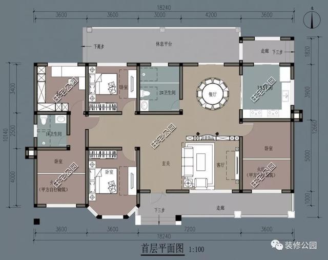 18套经典农村平房户型,火炕堂屋车库花园,收一套过年盖起来