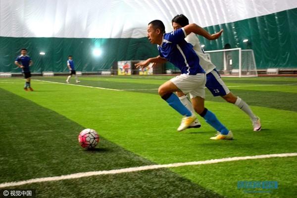 中国最大足球气膜馆:能阻击PM2.5