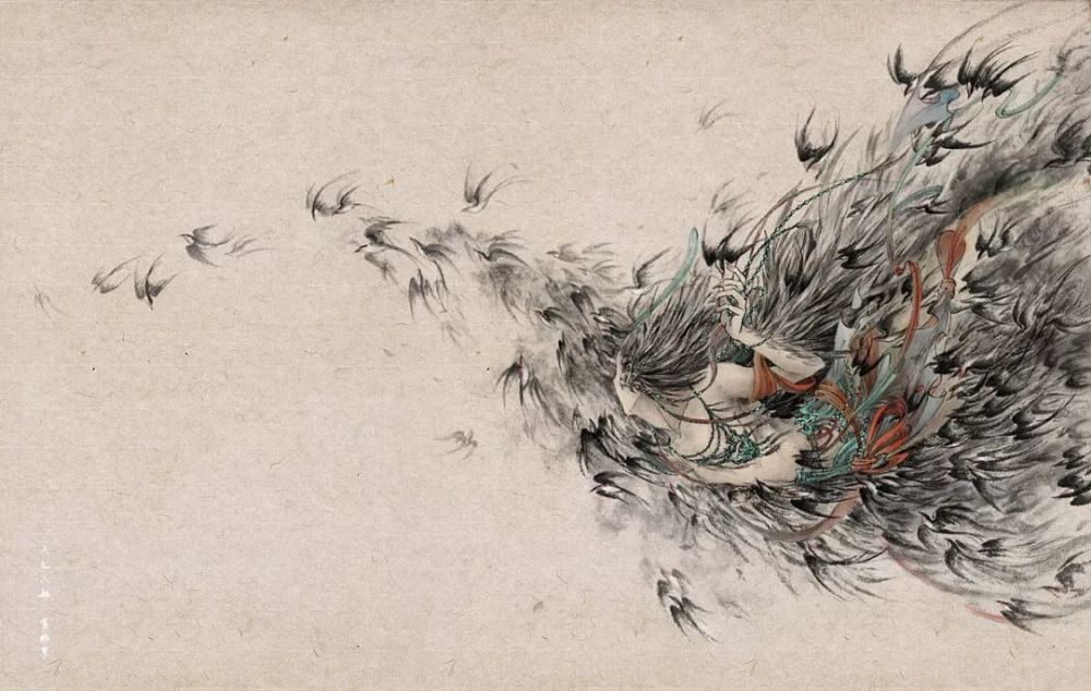 用他的画笔重新诠释山海经,惊艳了90多万粉丝