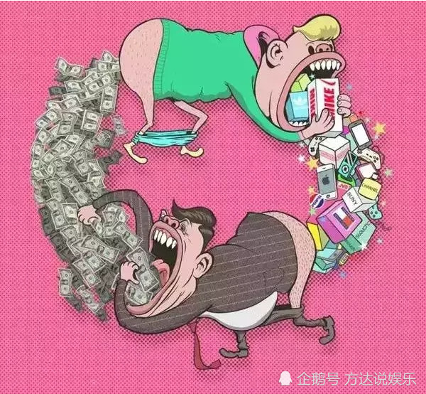 "讽刺金钱"内涵图:只有利益没有感情?你是不是金钱的奴隶?