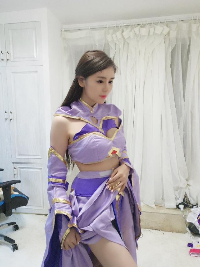 王者荣耀女生cos紫霞,王者荣耀西施皮肤cos 美女主播张琪格cos王者荣耀的紫霞仙子,艳压杨超越与呆妹儿?