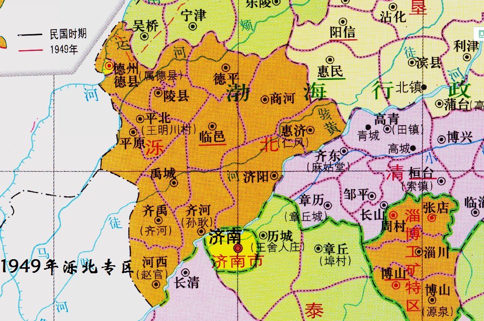 德州市,山东,将陵县,安德县,陵城区