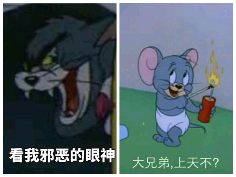 猫和老鼠:网友恶搞表情包,汤姆杰瑞热吻,简直三观尽毁!