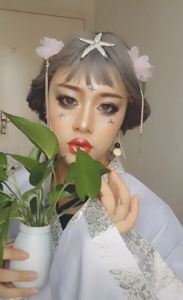 抖音,汉服,变妆,美妆,古风