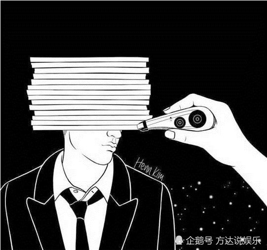 讽刺爱情内涵图:爱情让彼此喘不过气!遮盖下的伤疤都是你的形状