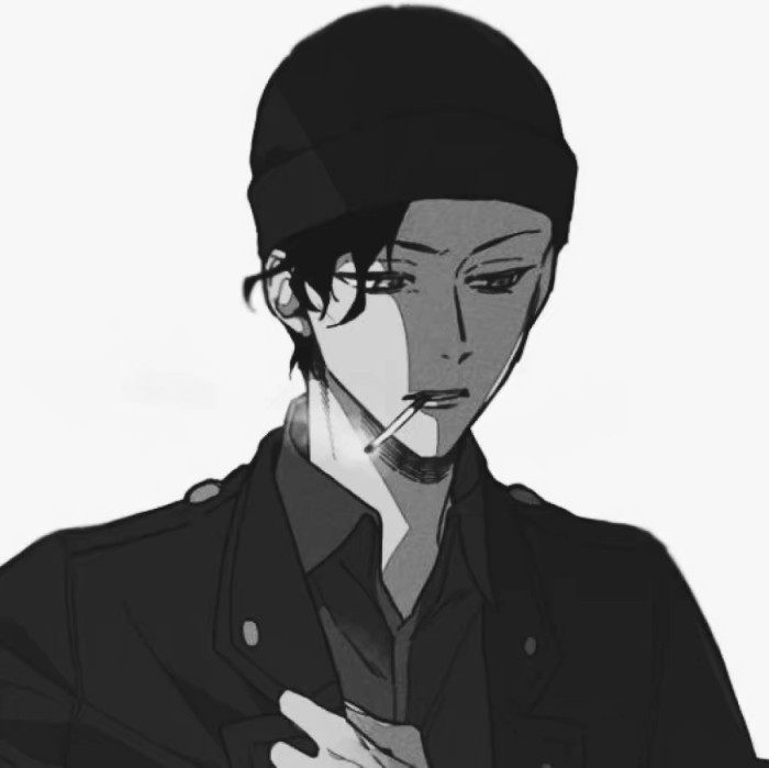 现代·动漫男生头像:同样的错误不会犯第二次,第二次是你的选择