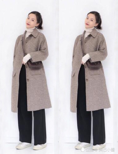 毛呢大衣怎么搭配阔腿裤?温柔风vs女王范儿,甜