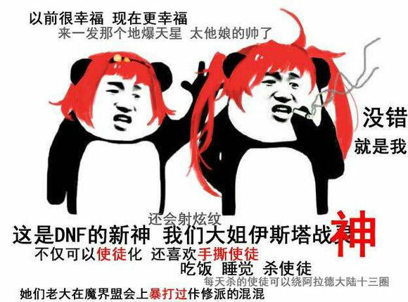 dnf表情包:剑宗跟剑豪你俩别争了,你俩都是下水道!