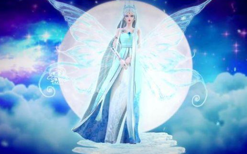 叶罗丽:仙子戴上翅膀,齐娜犹如天使一般,月下冰公主最
