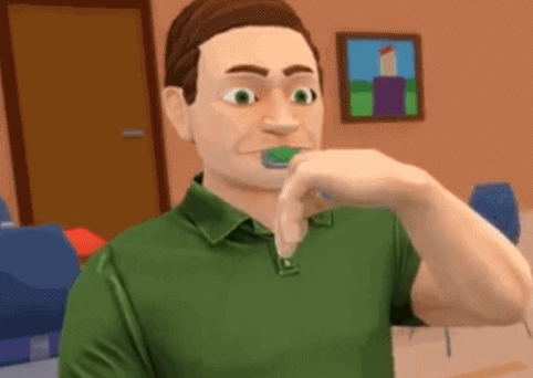 等等,机器人貌似并不能吃东西,机器人小兄弟最后成这样了,我真的有点