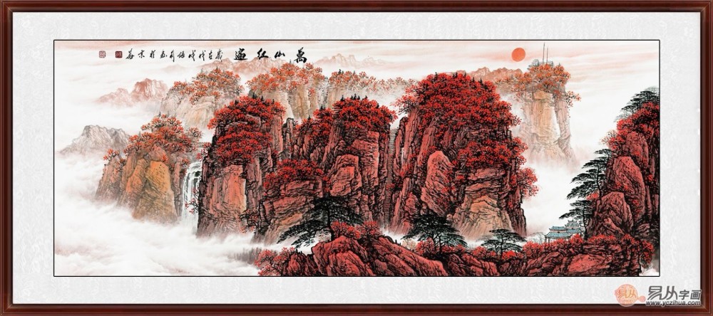 风水画推荐一:鸿运当头