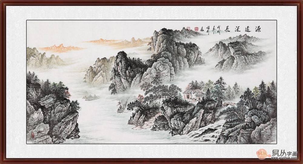 适合悬挂的山水画,总有一款适合你