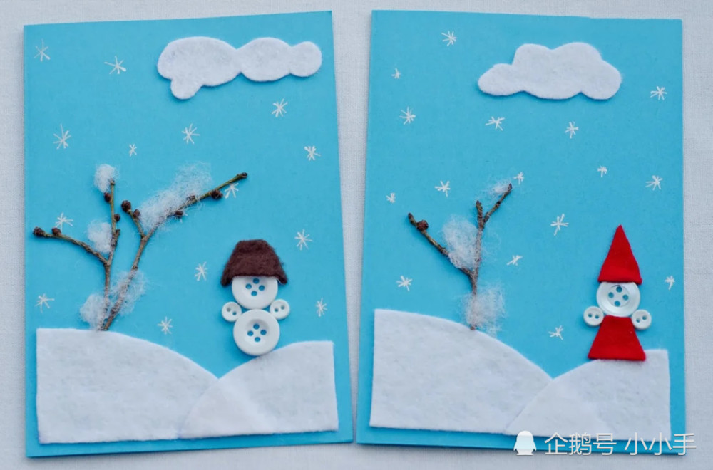 幼儿手工,超简单一看就会的冬天雪花幼儿园创意手工折纸的想法
