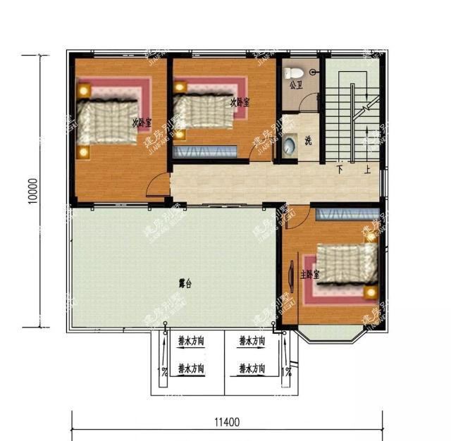 一栋风靡湖南地区的农村自建房,内配堂屋,千家万户都在建