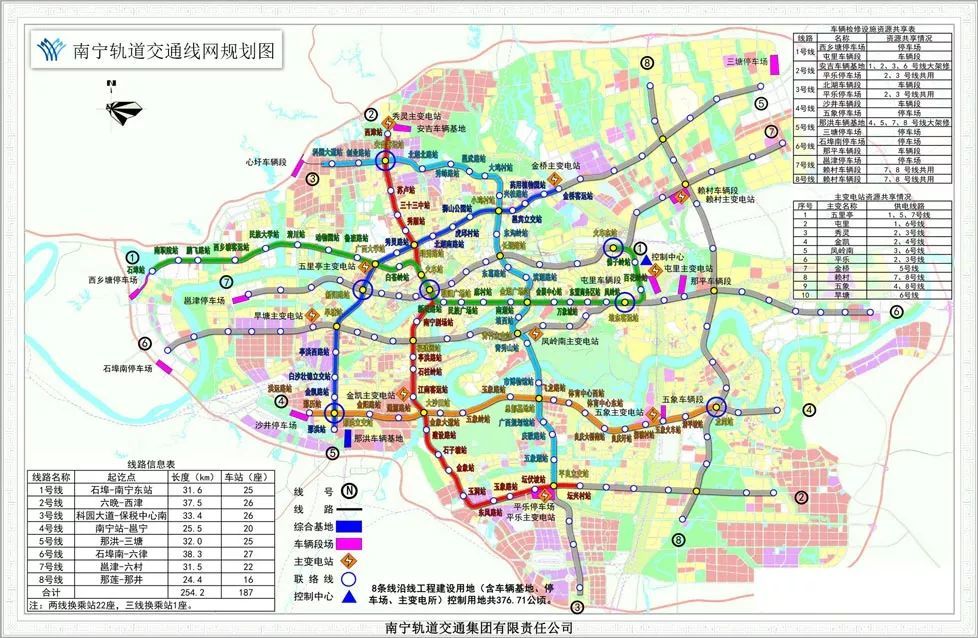 在早期南宁地铁规划中,地铁6号线西起沙井,经过凤岭南接驳地铁1号线