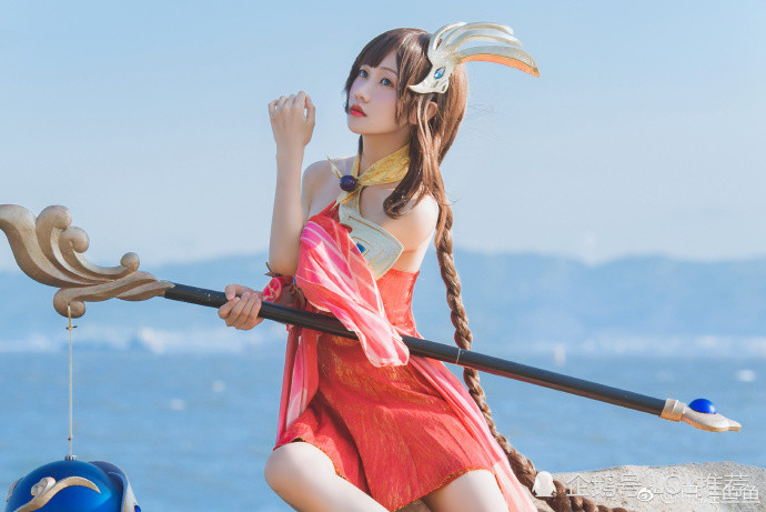王者荣耀:美女鱼鱼cosplay大乔,粉丝:心动就对了