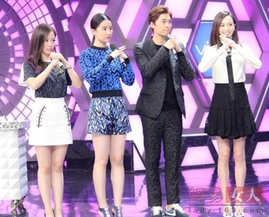 孙俪刘诗诗刘亦菲 因为学跳舞所以没有修长美