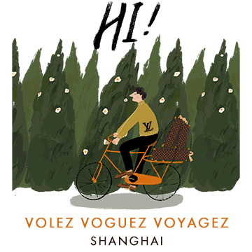 看展之前,先来瞧瞧 插画师卤猫与路易威登合作的作品