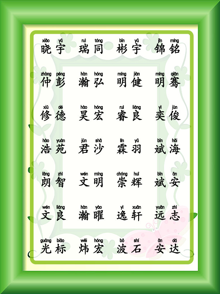 给男宝宝起名有诗意,好听帅气的男孩名字大全