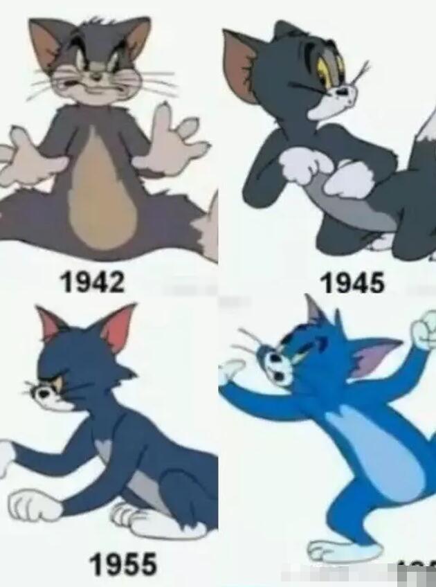 78年来汤姆猫的变化令人心酸,1940版是汤姆最可爱的时候