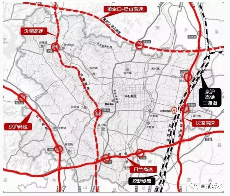 京沪高铁二通道在沂水这样走,沂水至临沂还将修建快速