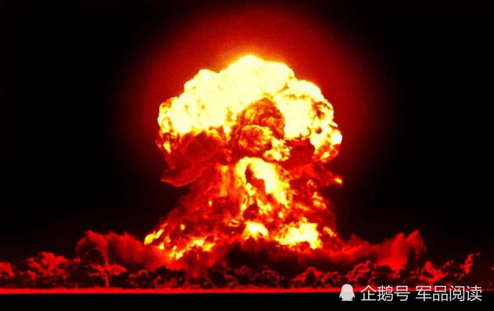 氢弹爆炸产生的巨大火球