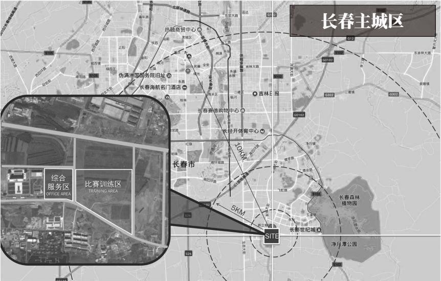 第三设计研究院 建设地点:吉林省长春市净月经济开发区 建筑面积