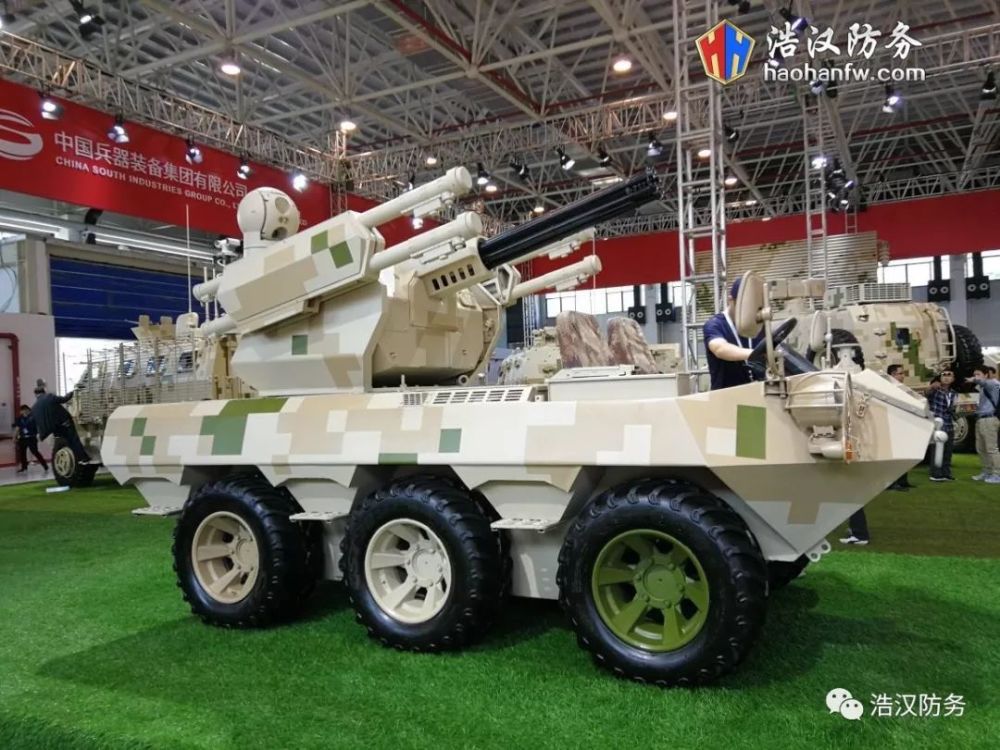 山猫6×6底盘cs/vp-16b型623野战防空武器系统