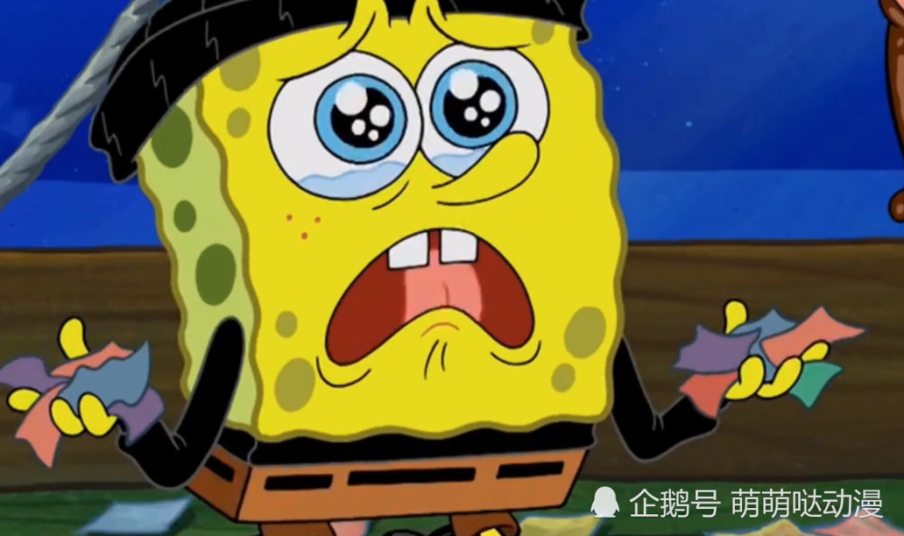 蟹老板豪到用钱刷墙,只因做了一件事,海绵宝宝看到后抱头痛哭