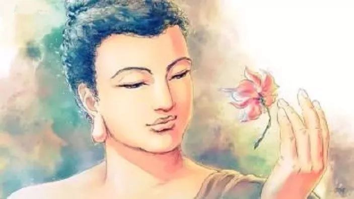 这颗心人人本具,所以释迦牟尼佛当年在灵山会上拈花微笑——就是