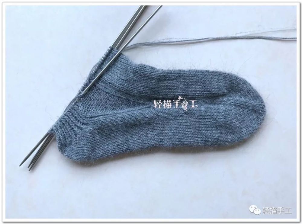 经典毛线袜,从袜尖开始编织