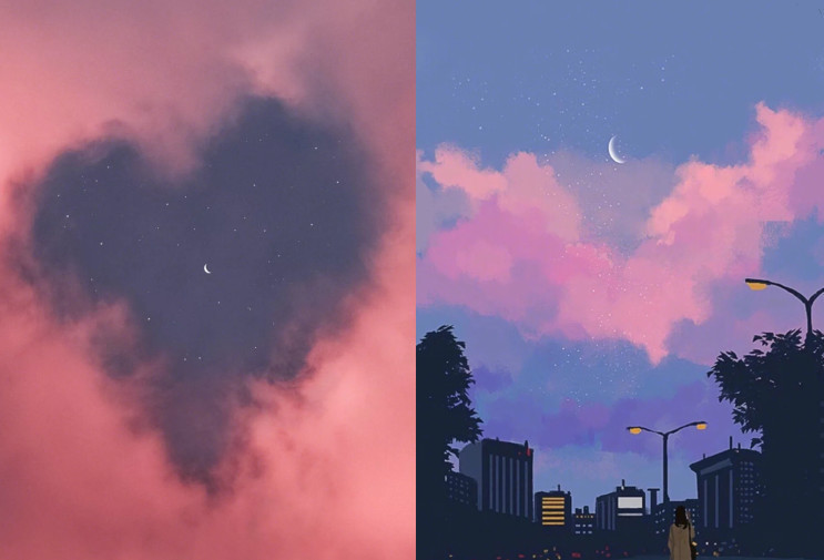 唯美梦幻·星空壁纸:安静的夜晚望天空,才真正懂得什么是孤独!