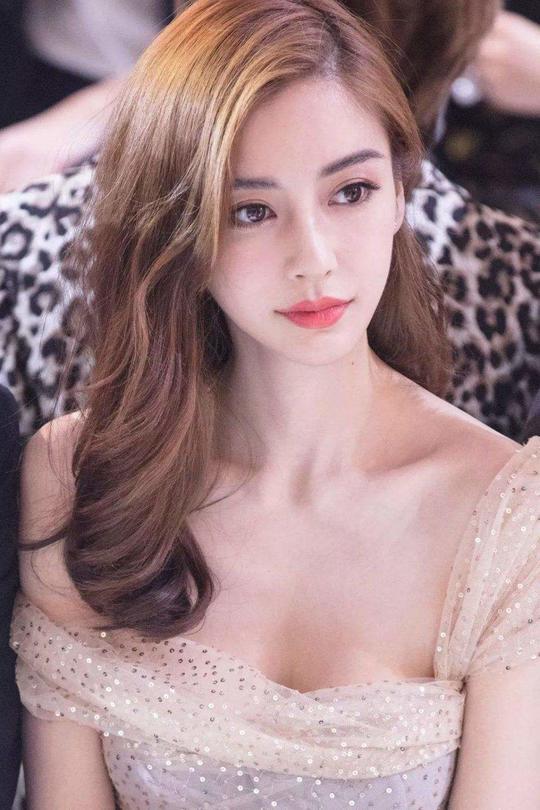 angelababy:蜜茶棕 慵懒大卷