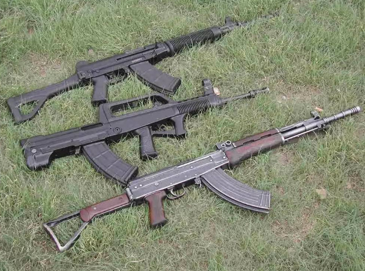 盘点对越作战中解放军使用的12种武器,冲锋枪种类繁多