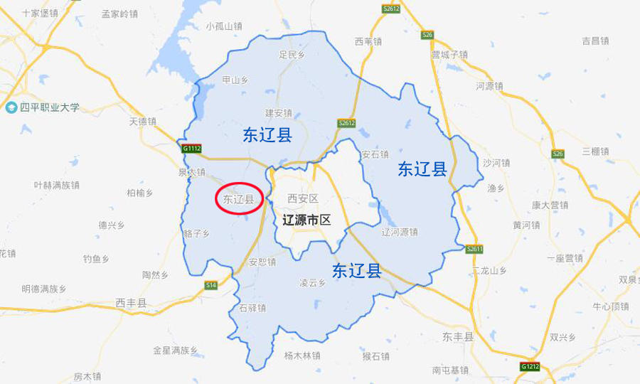 吉林省辽源市最有趣的县,把市区团团包围,拥有聚龙潭景区