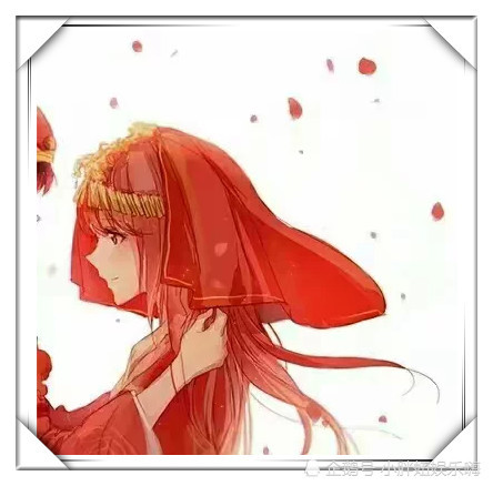 第五张图,图中的男孩穿着古装新郎的红色衣装,并且还有专属的新郎