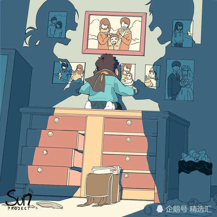 讽刺了现代社会阴暗面的10幅插画 丑陋不堪却又现实