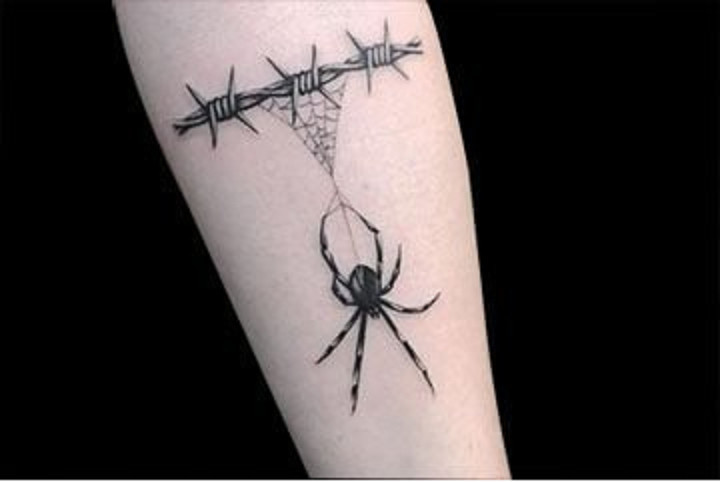 蜘蛛纹身的含义:十几款喜虫天降的蜘蛛纹身图