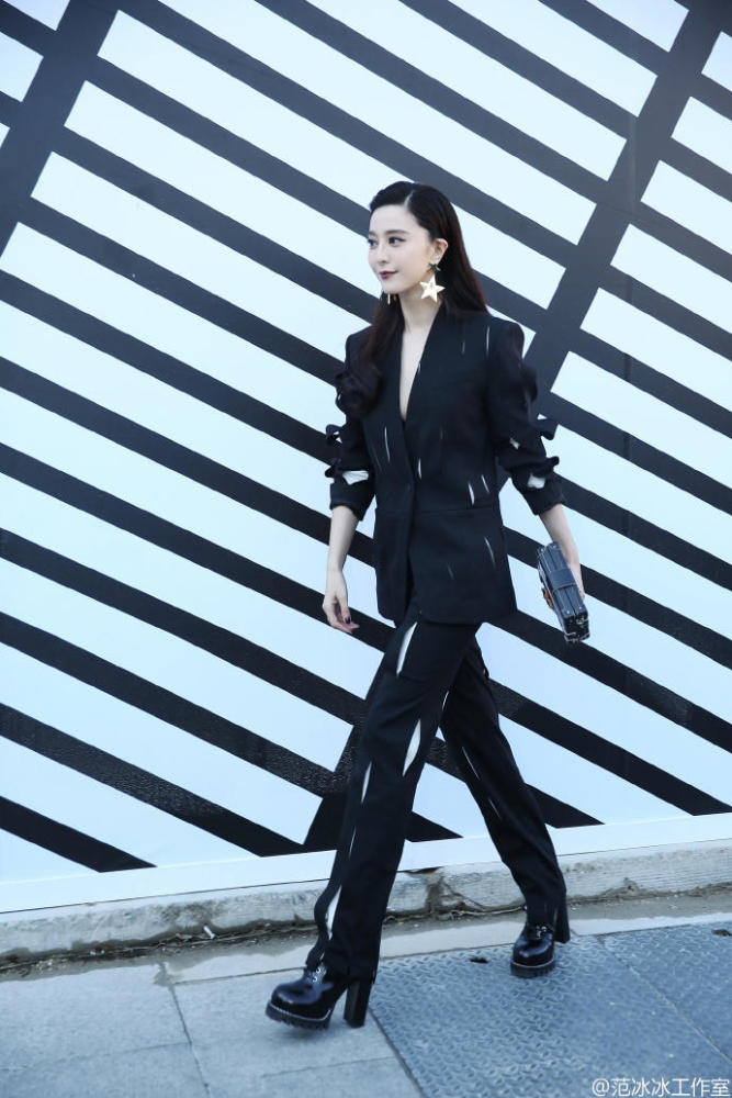 范冰冰告别微胖界 瞬间帅得不像话